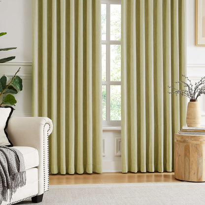 Eleanor Cotton-Blend Textured Curtains