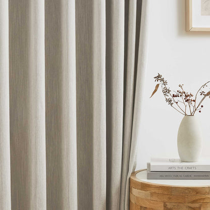 Eleanor Cotton-Blend Textured Curtains