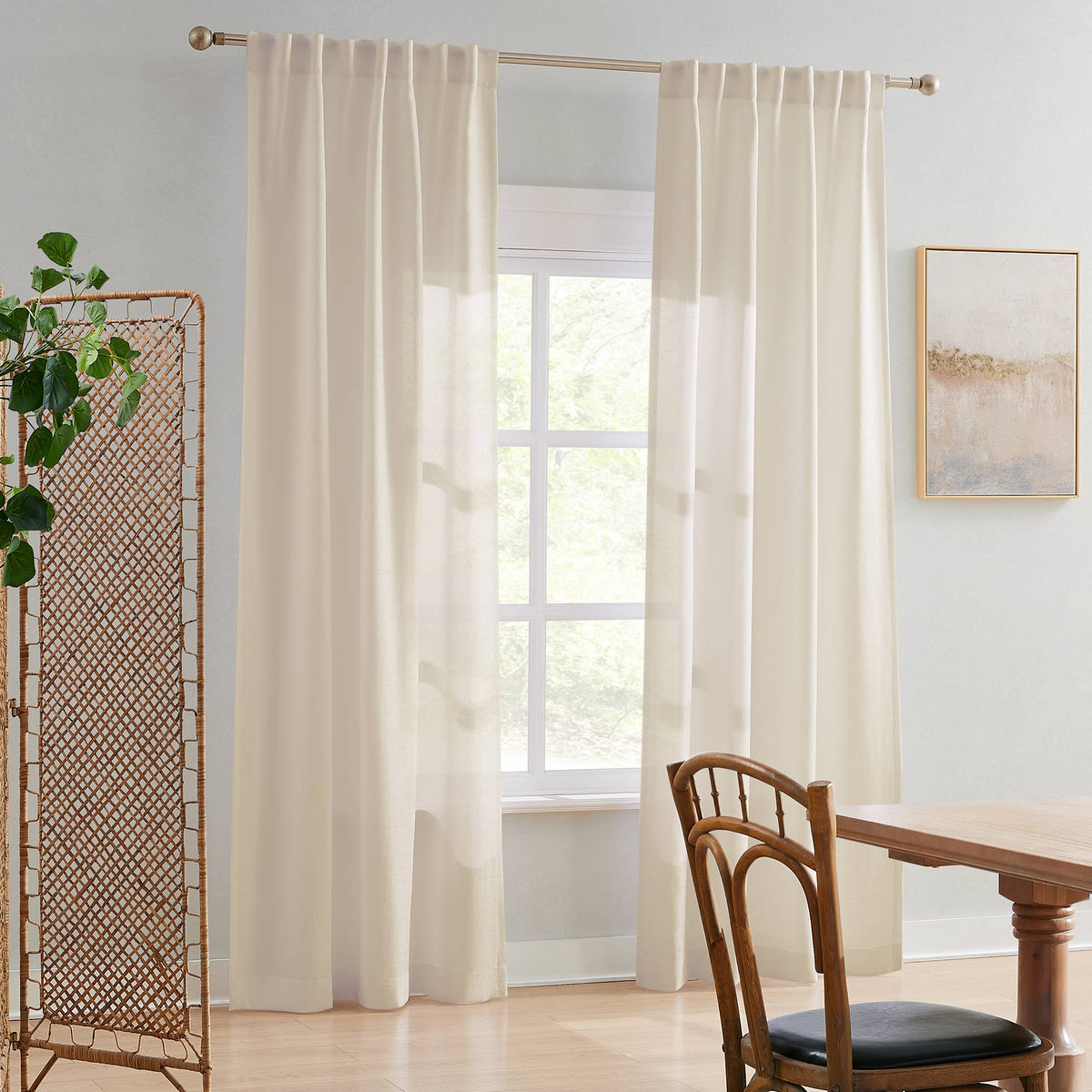 Ella Semi Sheer Curtains