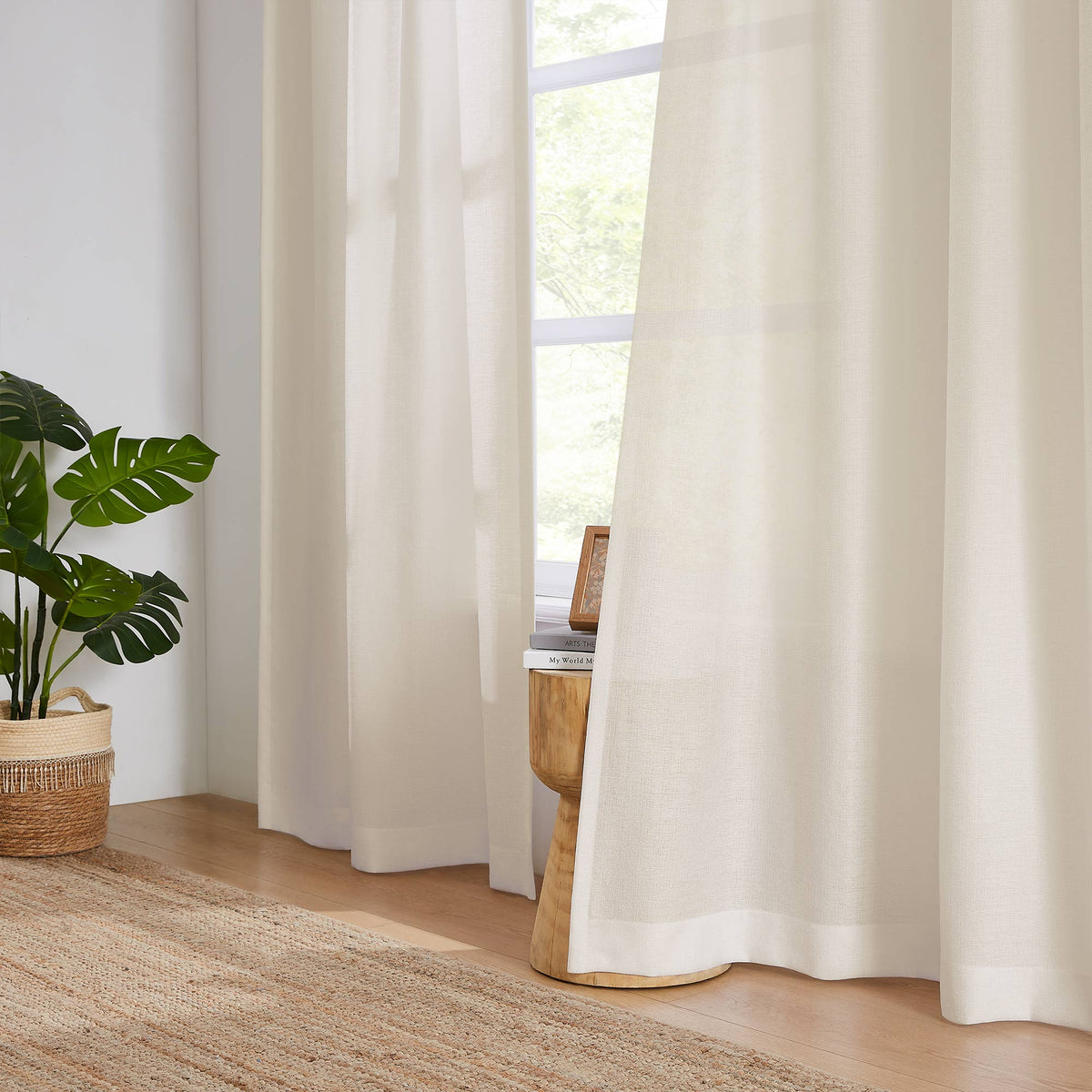 Ella Semi Sheer Curtains