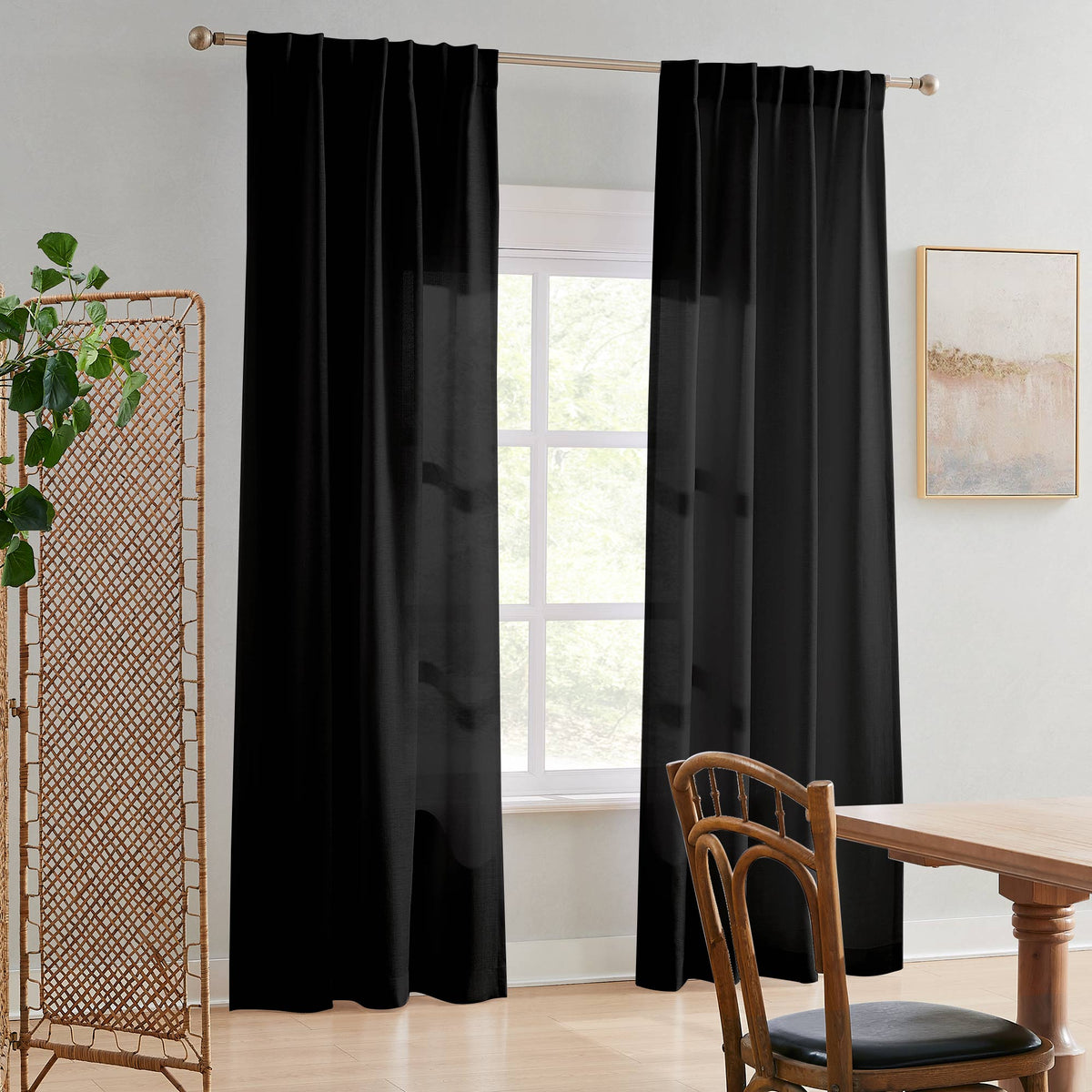 Ella Semi Sheer Curtains
