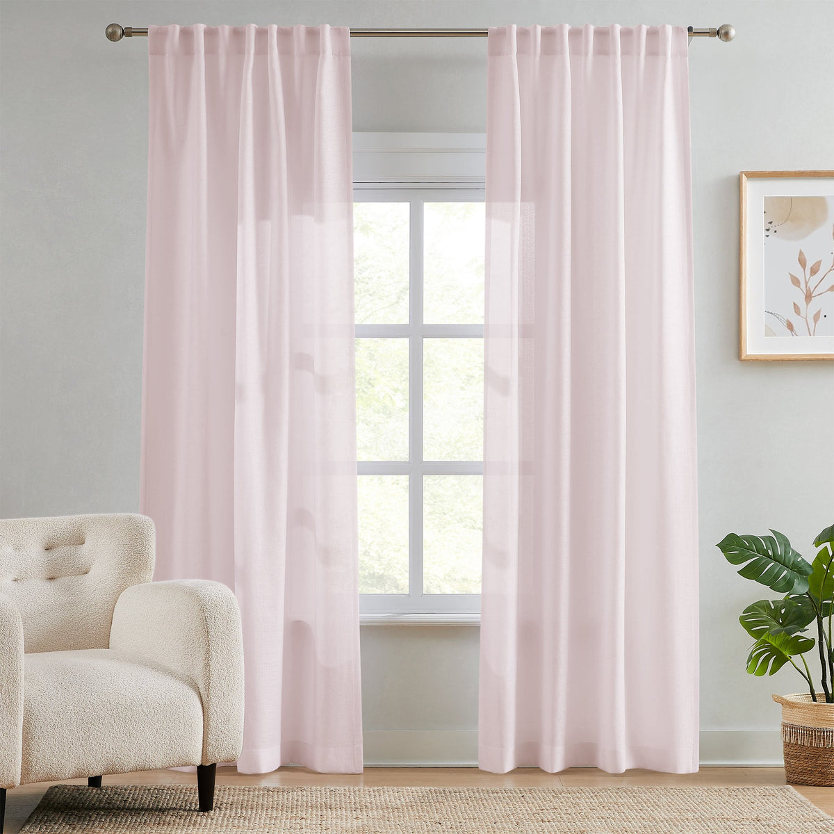 Ella Semi Sheer Curtains