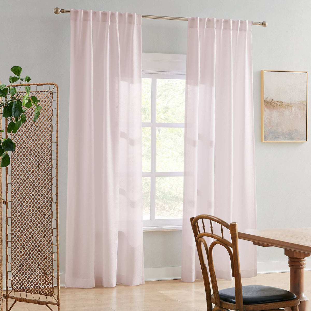 Ella Semi Sheer Curtains