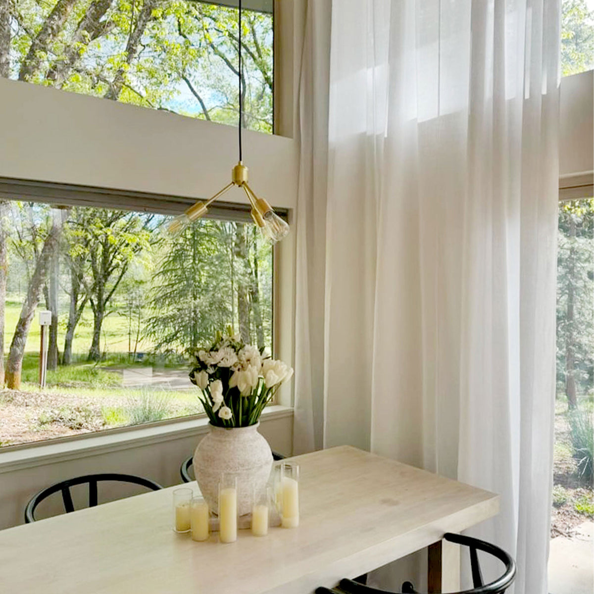 Ella Semi Sheer Curtains