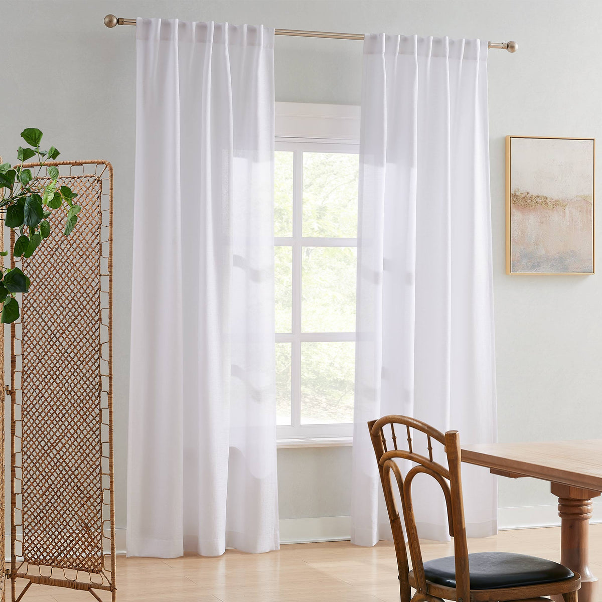 Ella Semi Sheer Curtains