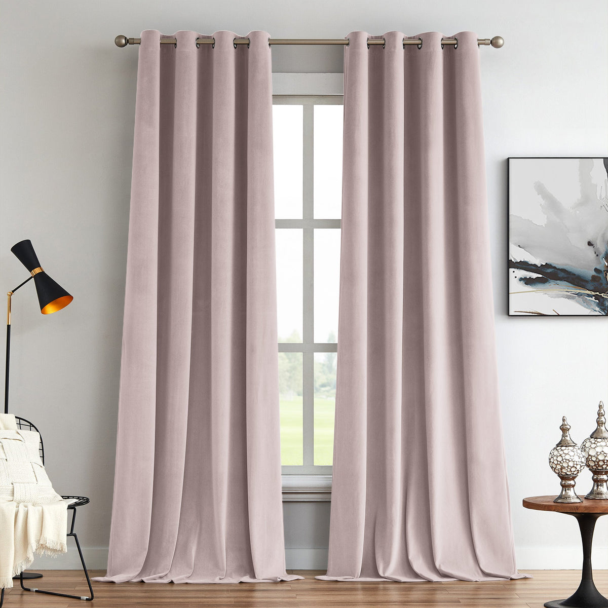 Elma Soft Blackout Velvet Curtains