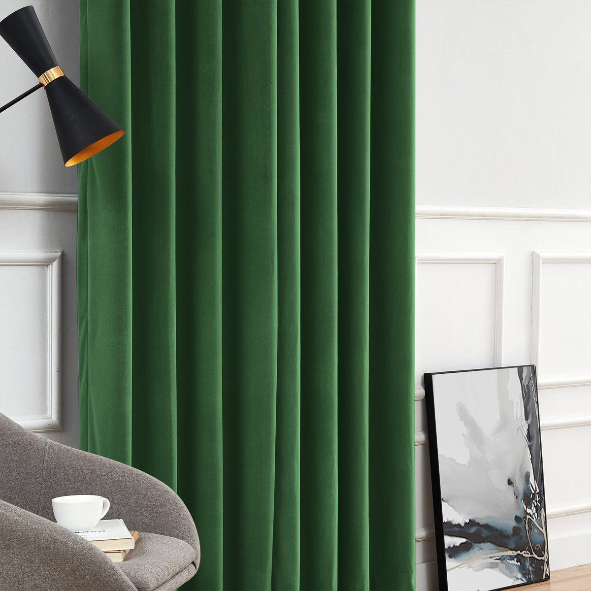 Elma Soft Blackout Velvet Curtains