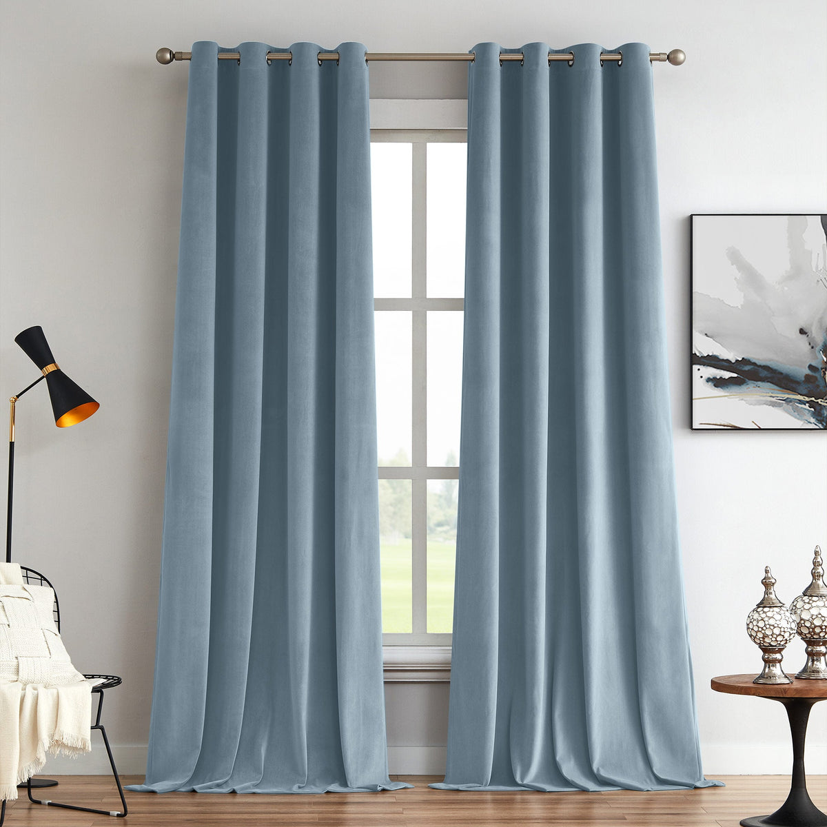 Elma Soft Blackout Velvet Curtains