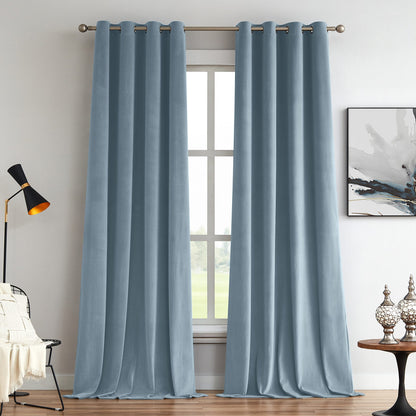 Elma Soft Blackout Velvet Curtains