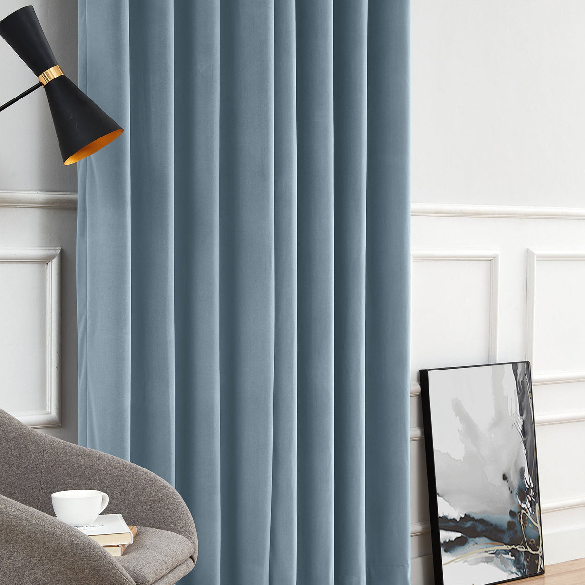 Elma Soft Blackout Velvet Curtains