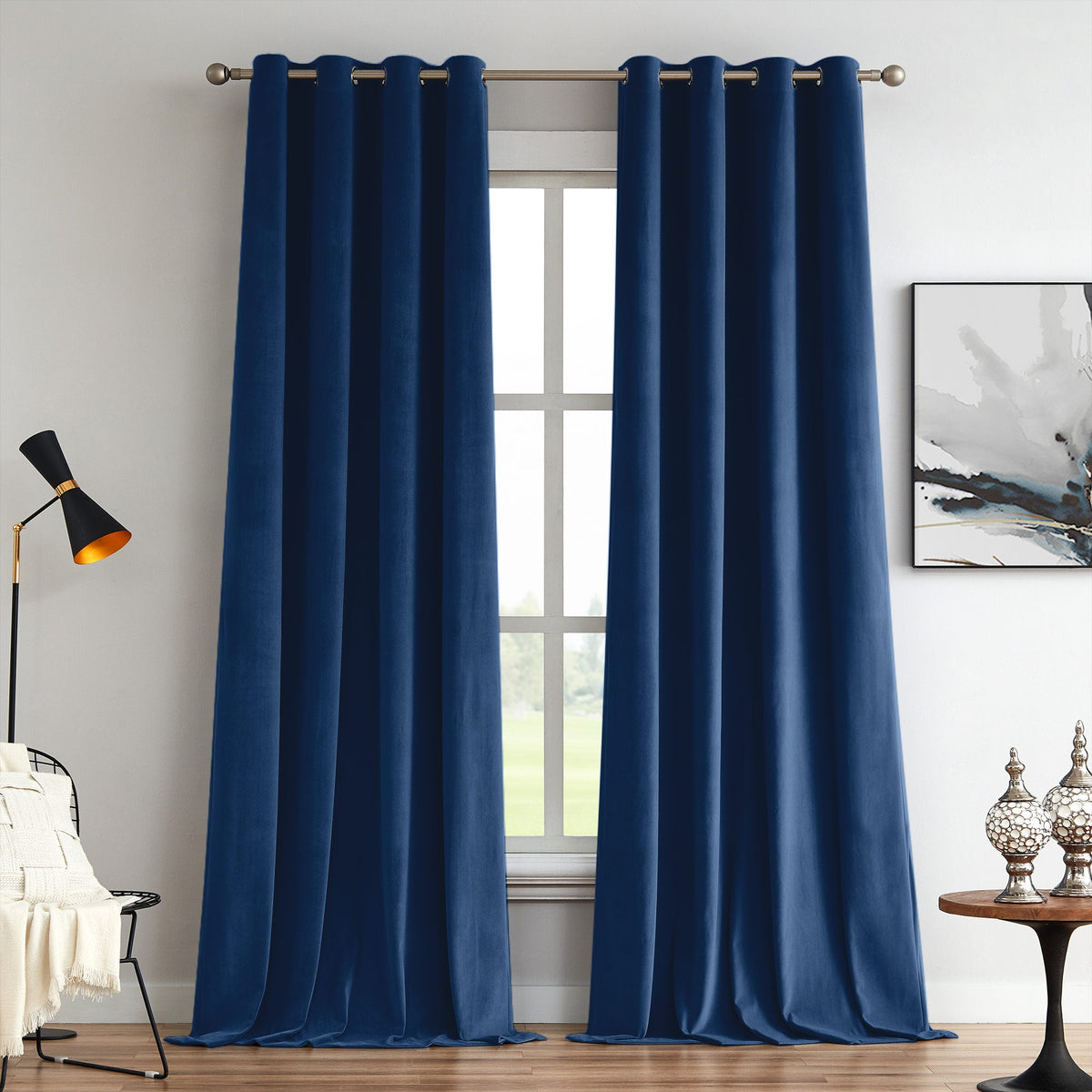 Elma Soft Blackout Velvet Curtains