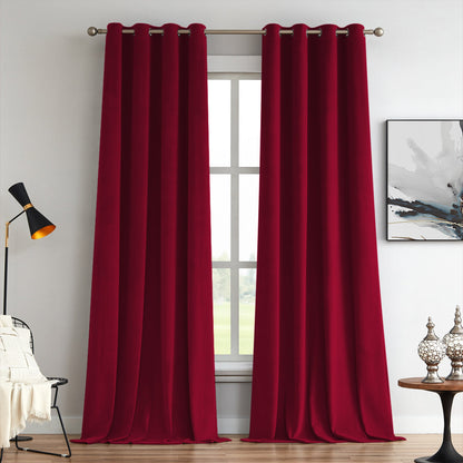 Elma Soft Blackout Velvet Curtains