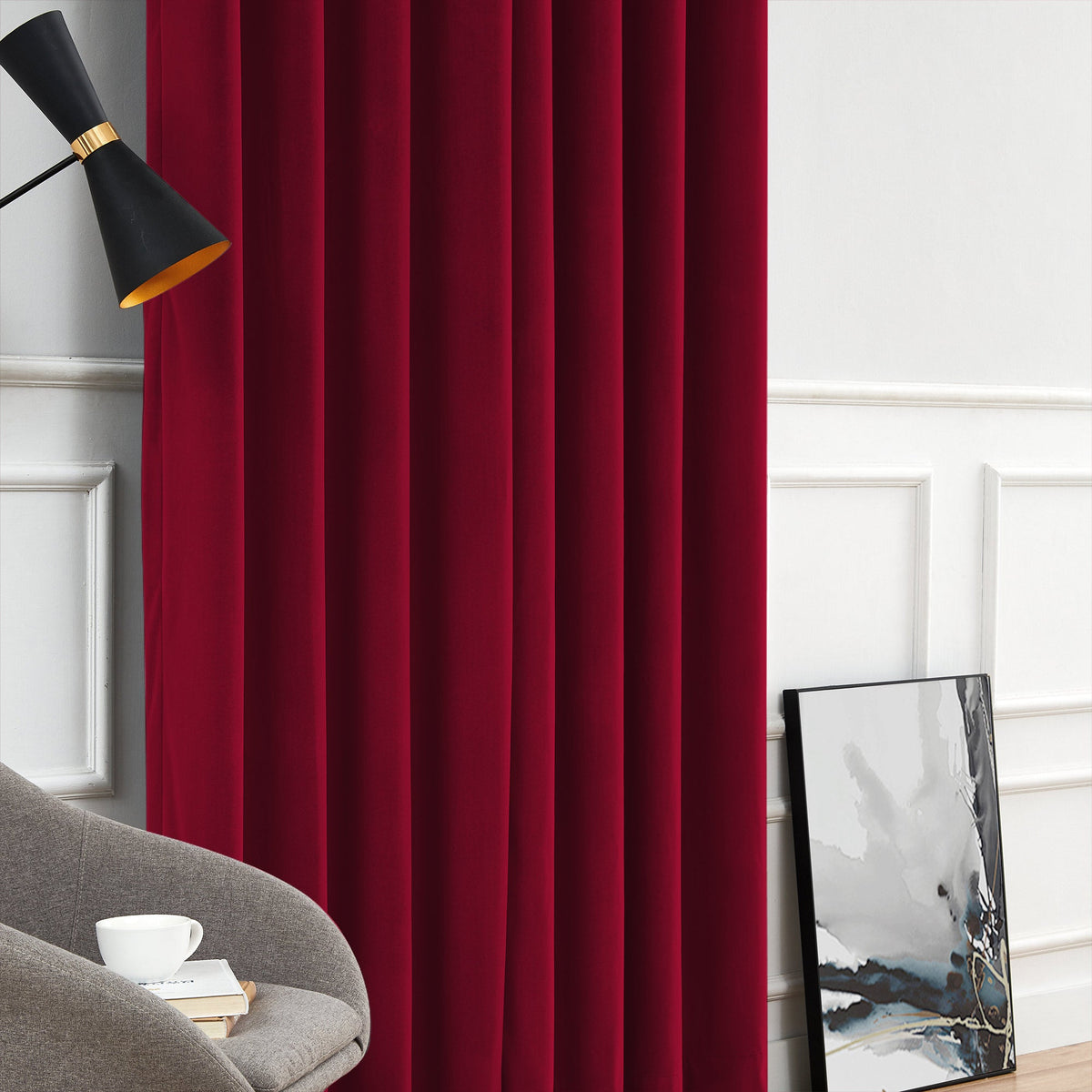 Elma Soft Blackout Velvet Curtains