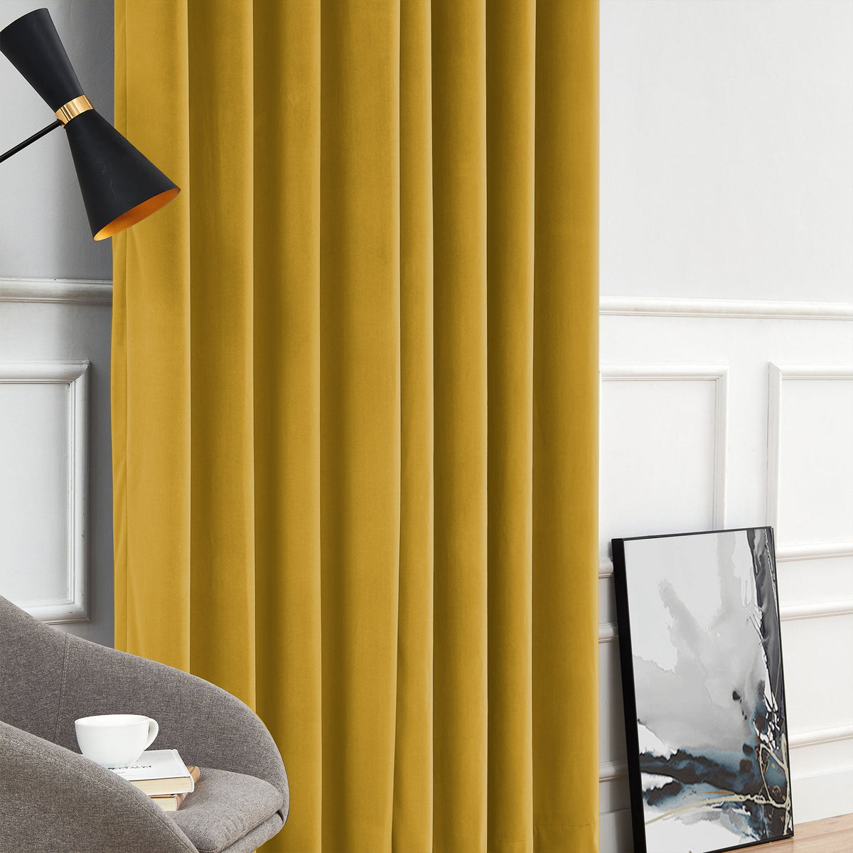Elma Soft Blackout Velvet Curtains