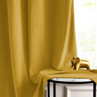 Elma Soft Blackout Velvet Curtains