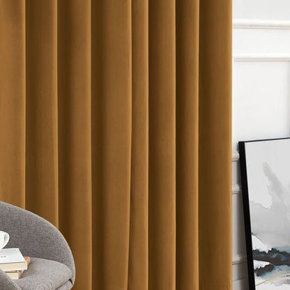 Elma Soft Blackout Velvet Curtains