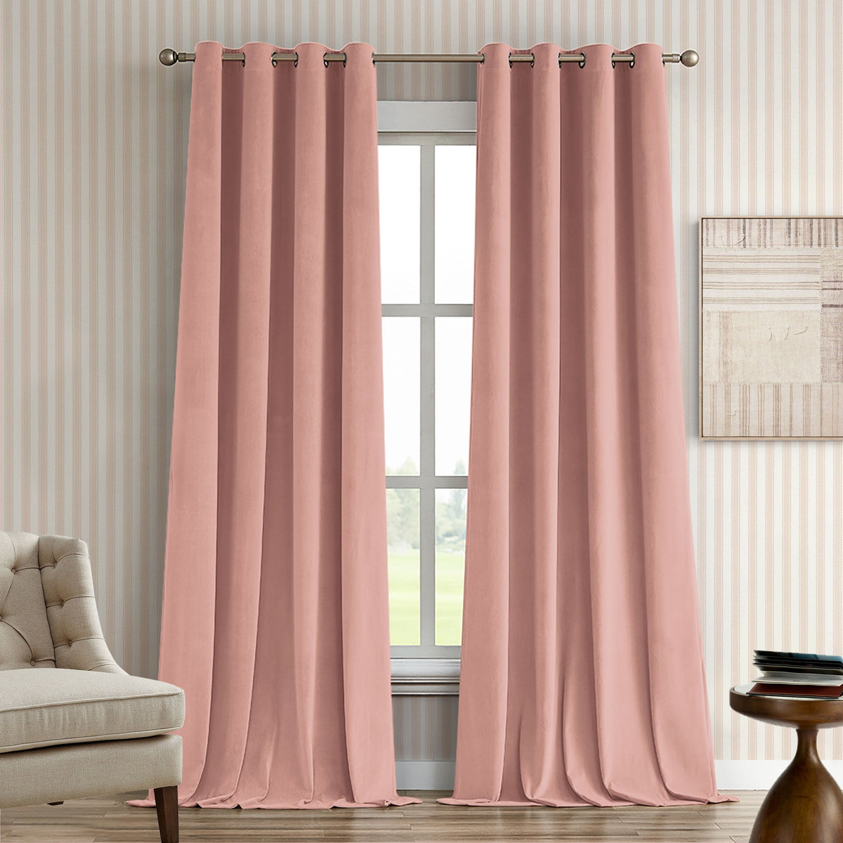 Elma Soft Blackout Velvet Curtains