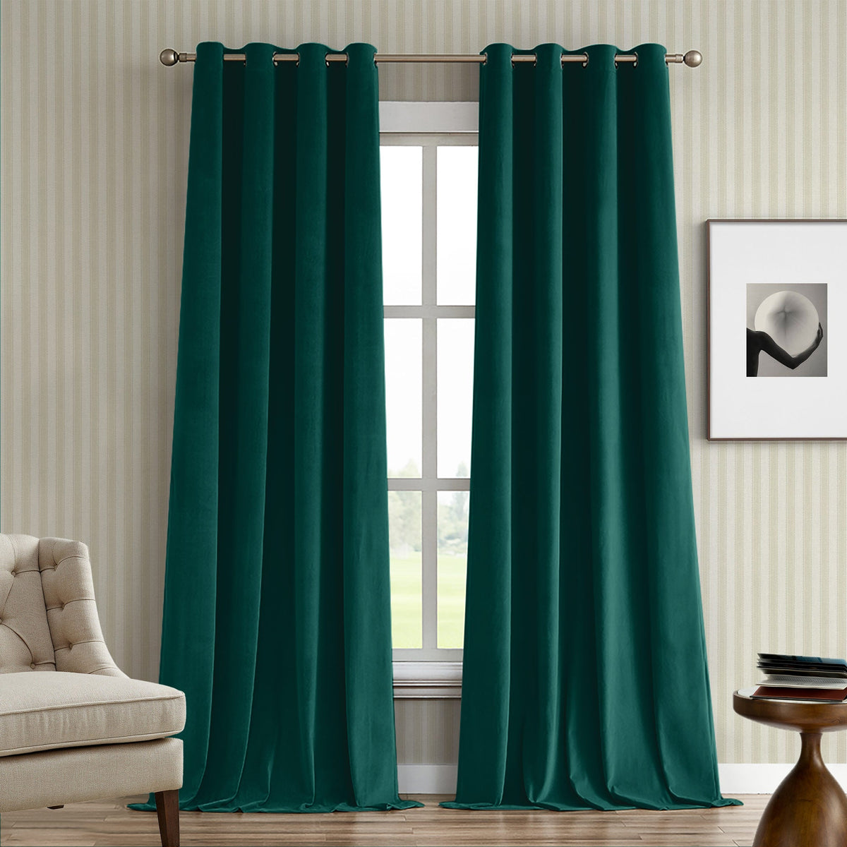 Elma Soft Blackout Velvet Curtains