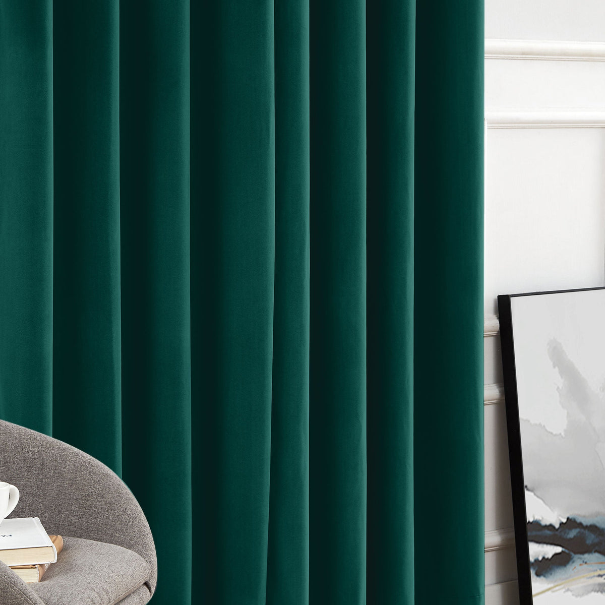 Elma Soft Blackout Velvet Curtains