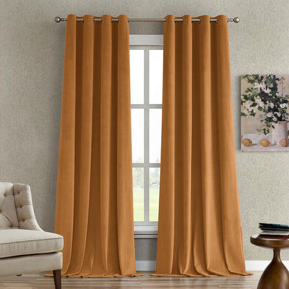 Elma Soft Blackout Velvet Curtains