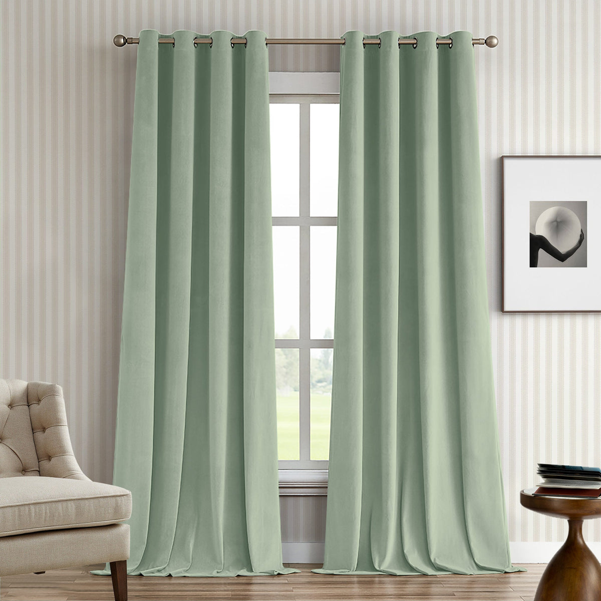 Elma Soft Blackout Velvet Curtains