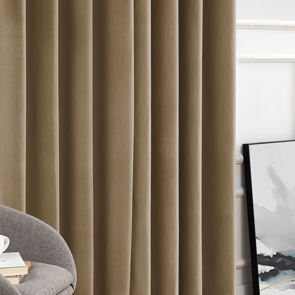 Elma Soft Blackout Velvet Curtains