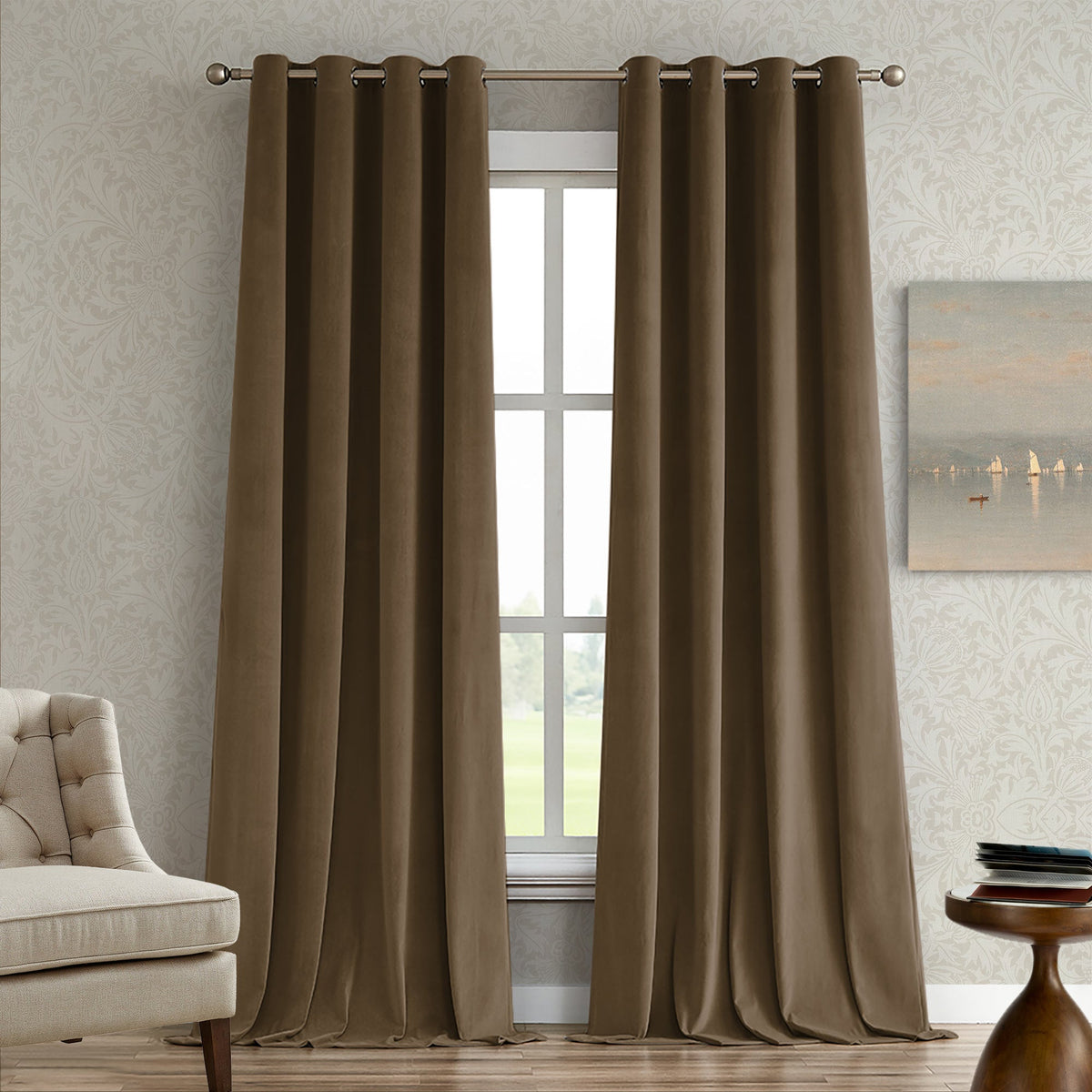 Elma Soft Blackout Velvet Curtains