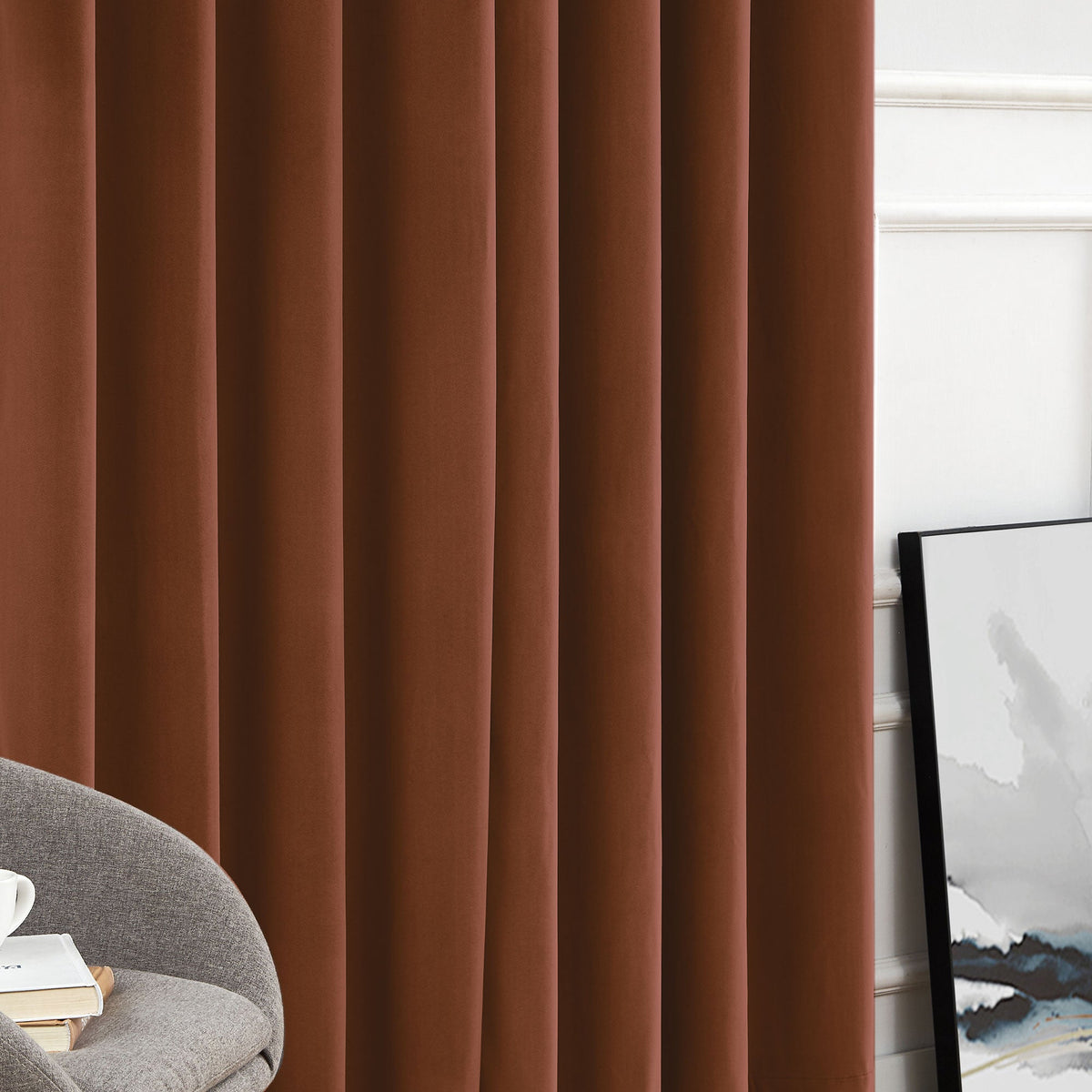 Elma Soft Blackout Velvet Curtains