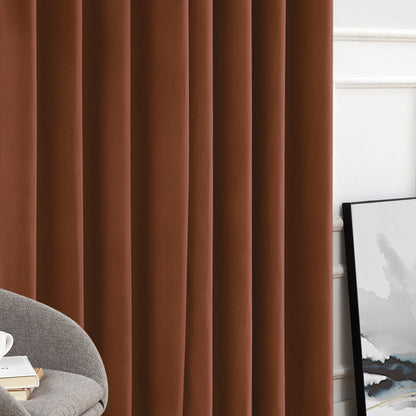 Elma Soft Blackout Velvet Curtains
