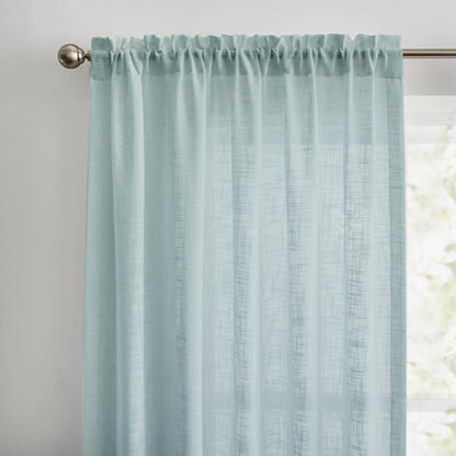 Flora Linen Semi Sheer Curtains