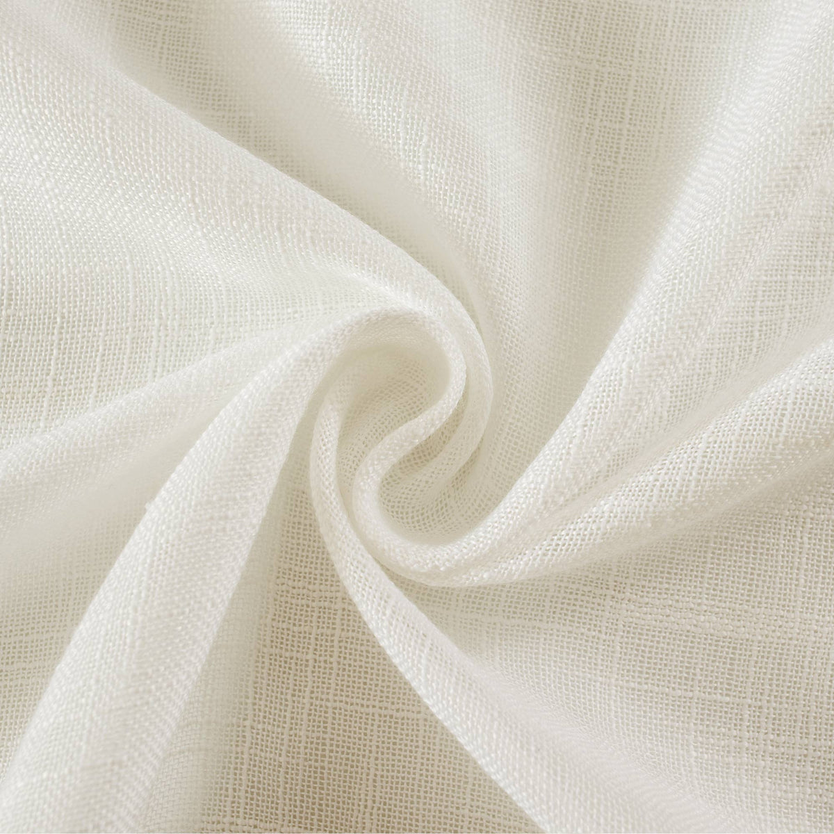 Flora Linen Semi Sheer Curtains