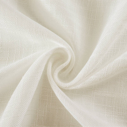 Flora Linen Semi Sheer Curtains
