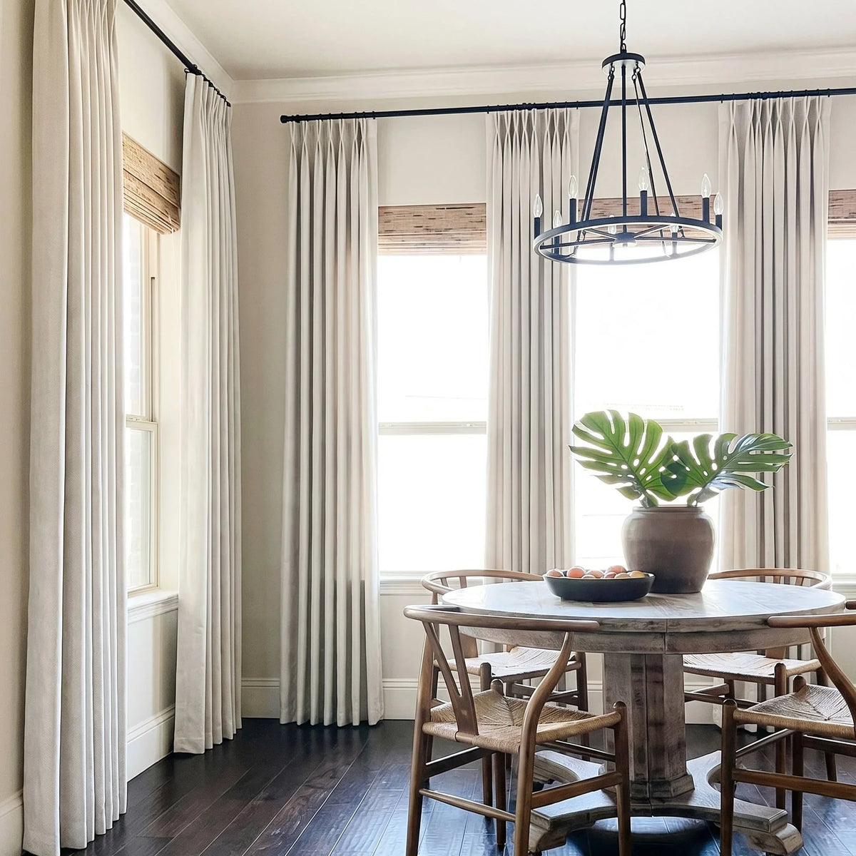 Gabriel Chenille Custom Herringbone Texture Curtains