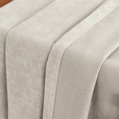 Gabriel Chenille Custom Herringbone Texture Curtains