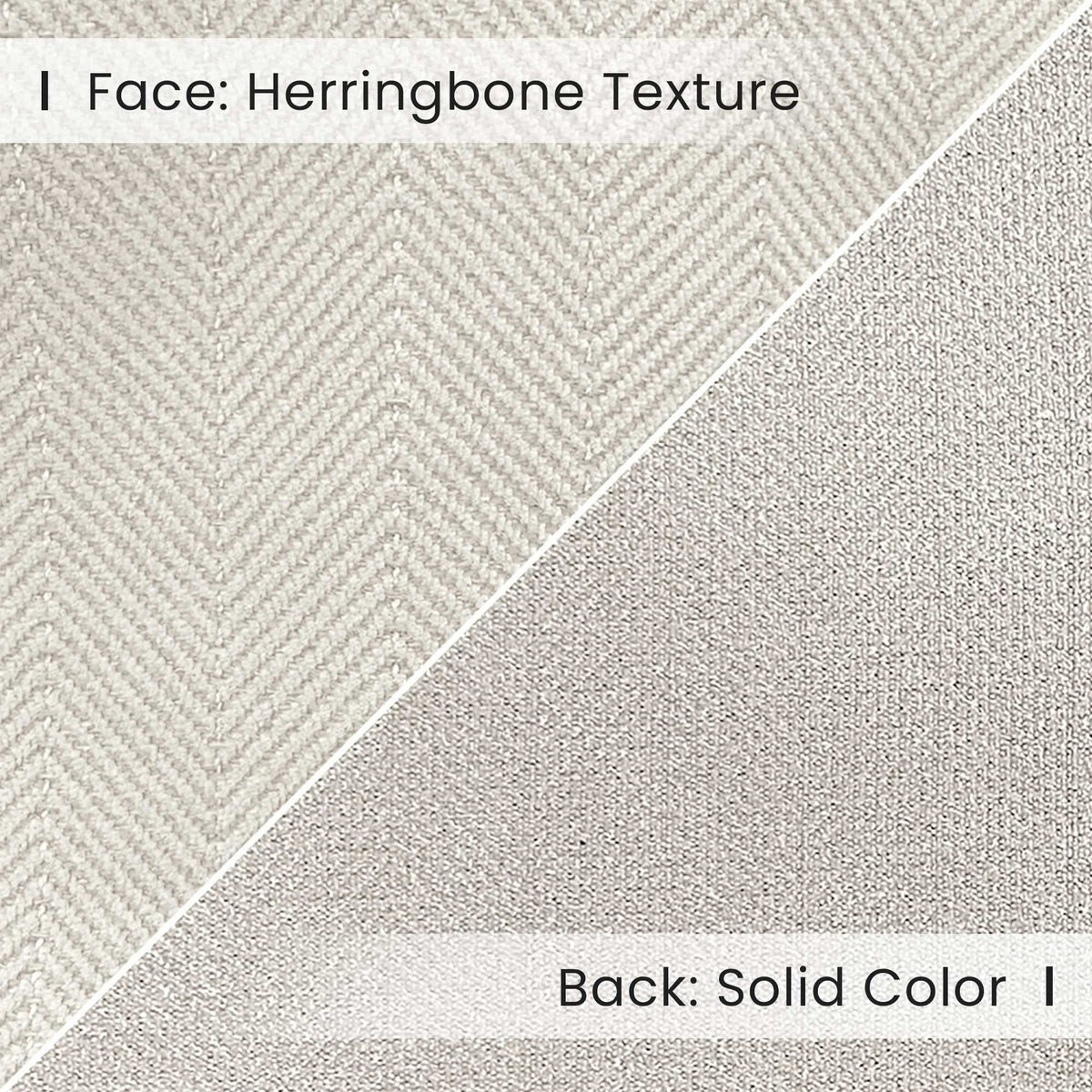 Gabriel Chenille Custom Herringbone Texture Curtains