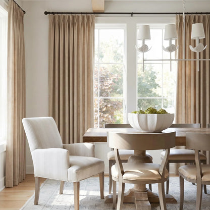 Gabriel Chenille Custom Herringbone Texture Curtains