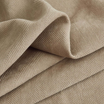 Gabriel Chenille Custom Herringbone Texture Curtains