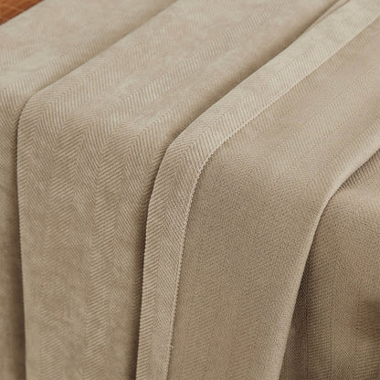 Gabriel Chenille Custom Herringbone Texture Curtains