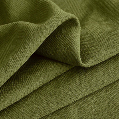 Gabriel Chenille Custom Herringbone Texture Curtains