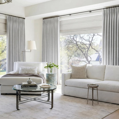 Gabriel Chenille Custom Herringbone Texture Curtains