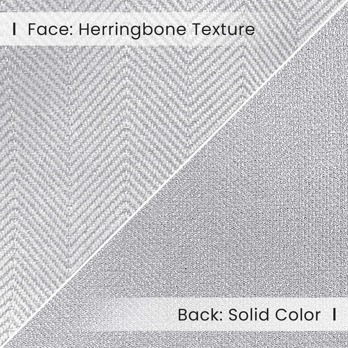 Gabriel Chenille Custom Herringbone Texture Curtains