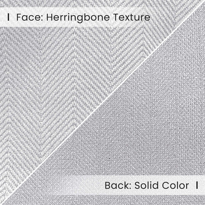 Gabriel Chenille Custom Herringbone Texture Curtains