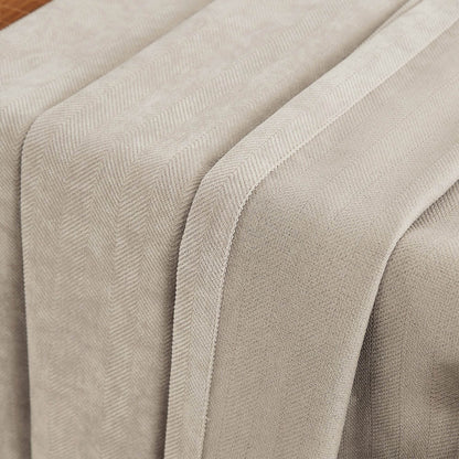 Gabriel Chenille Custom Herringbone Texture Curtains