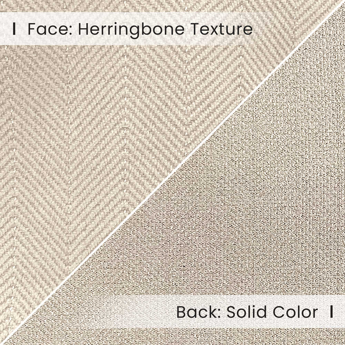 Gabriel Chenille Custom Herringbone Texture Curtains