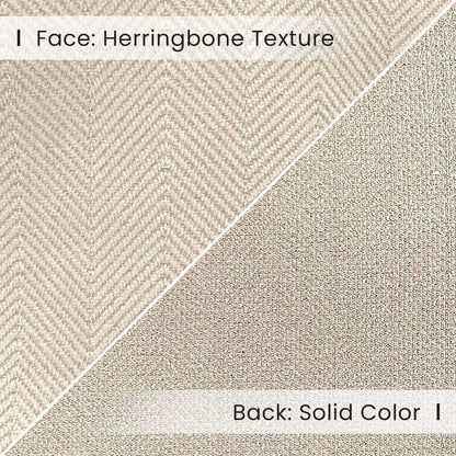 Gabriel Chenille Custom Herringbone Texture Curtains