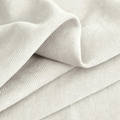 Gabriel Chenille Custom Herringbone Texture Curtains