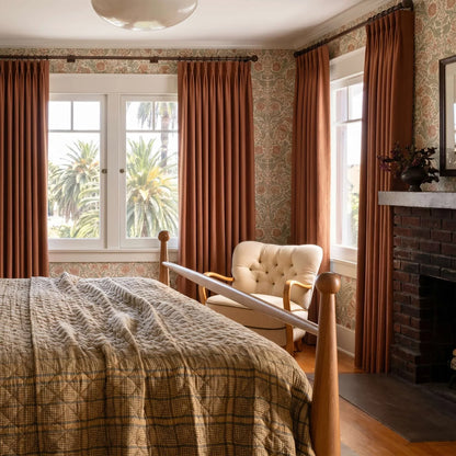 Gabriel Chenille Custom Herringbone Texture Curtains