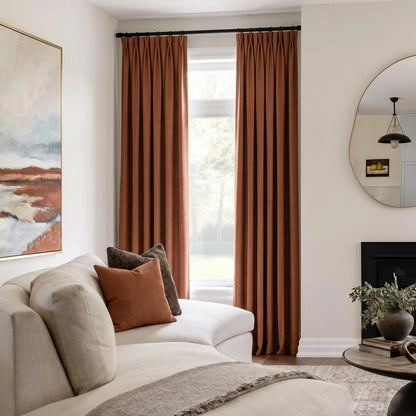Gabriel Chenille Custom Herringbone Texture Curtains