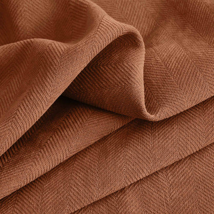 Gabriel Chenille Custom Herringbone Texture Curtains
