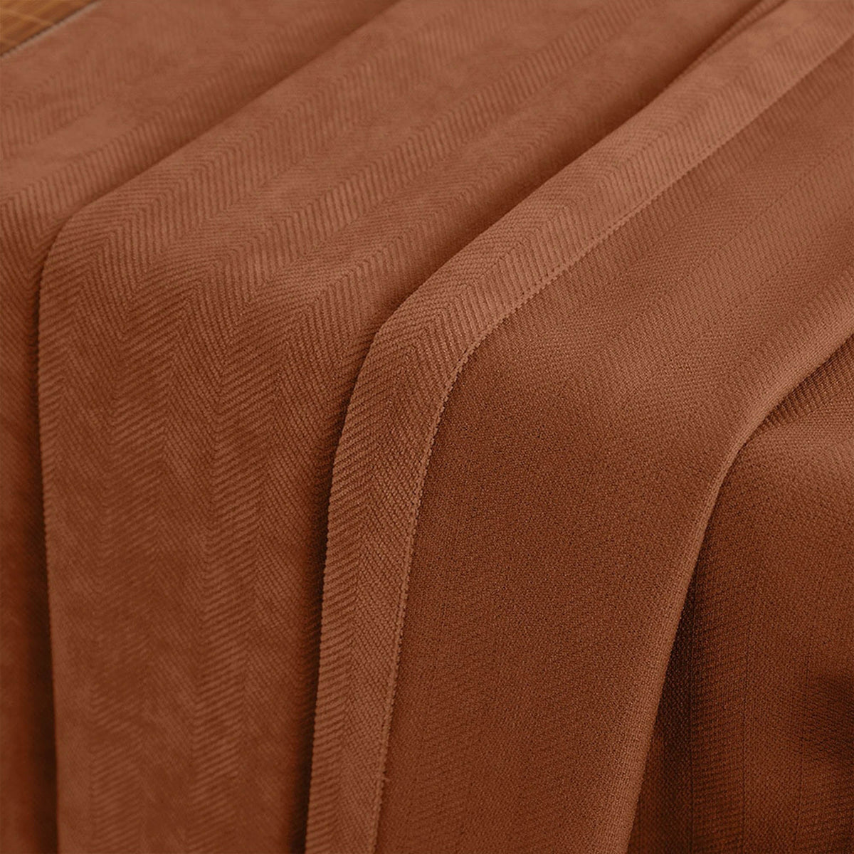 Gabriel Chenille Custom Herringbone Texture Curtains
